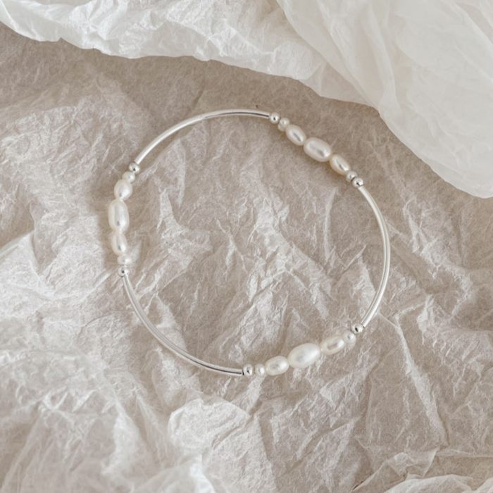 |SOYE PI-NE| Salt Pipe Pearl Bracelet