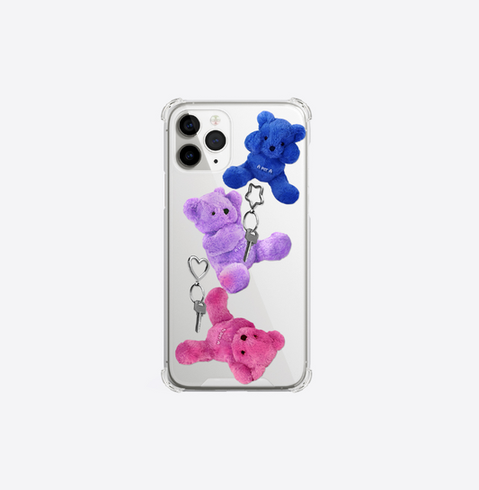 |A per A| Berry Mix Bears N Key Jelly Hard Case