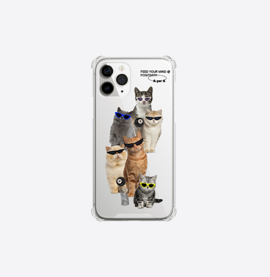 |A per A| Sunglasses Cat Club Jelly Hard Case