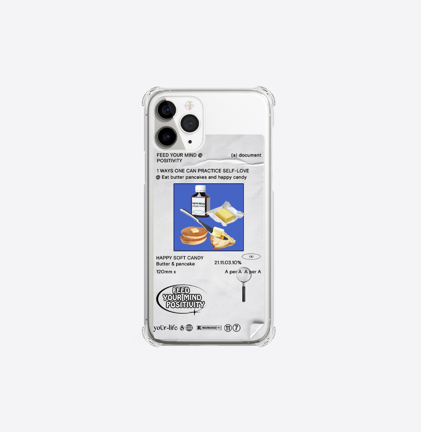|A per A| Positive pancake butter Pill Jelly Hard Case