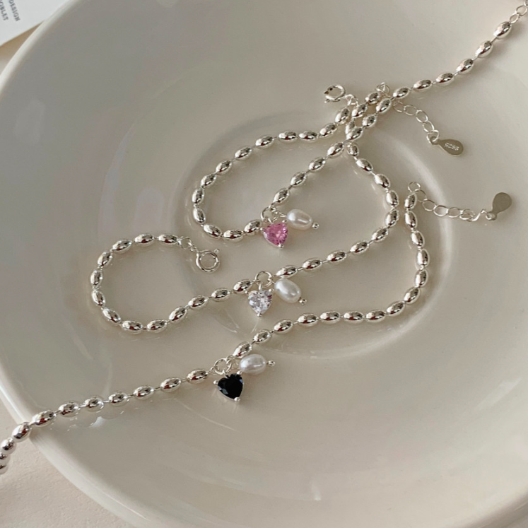|uable| Colour Heart Cubic Bracelet
