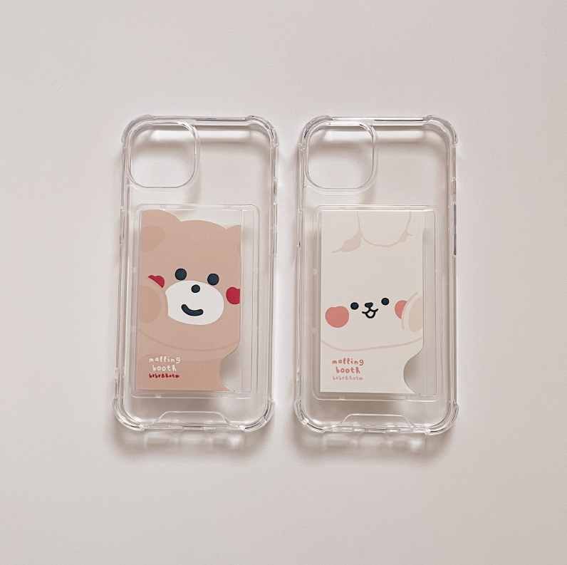 |malling booth| BeBe Hato Card Jelly Phone Case