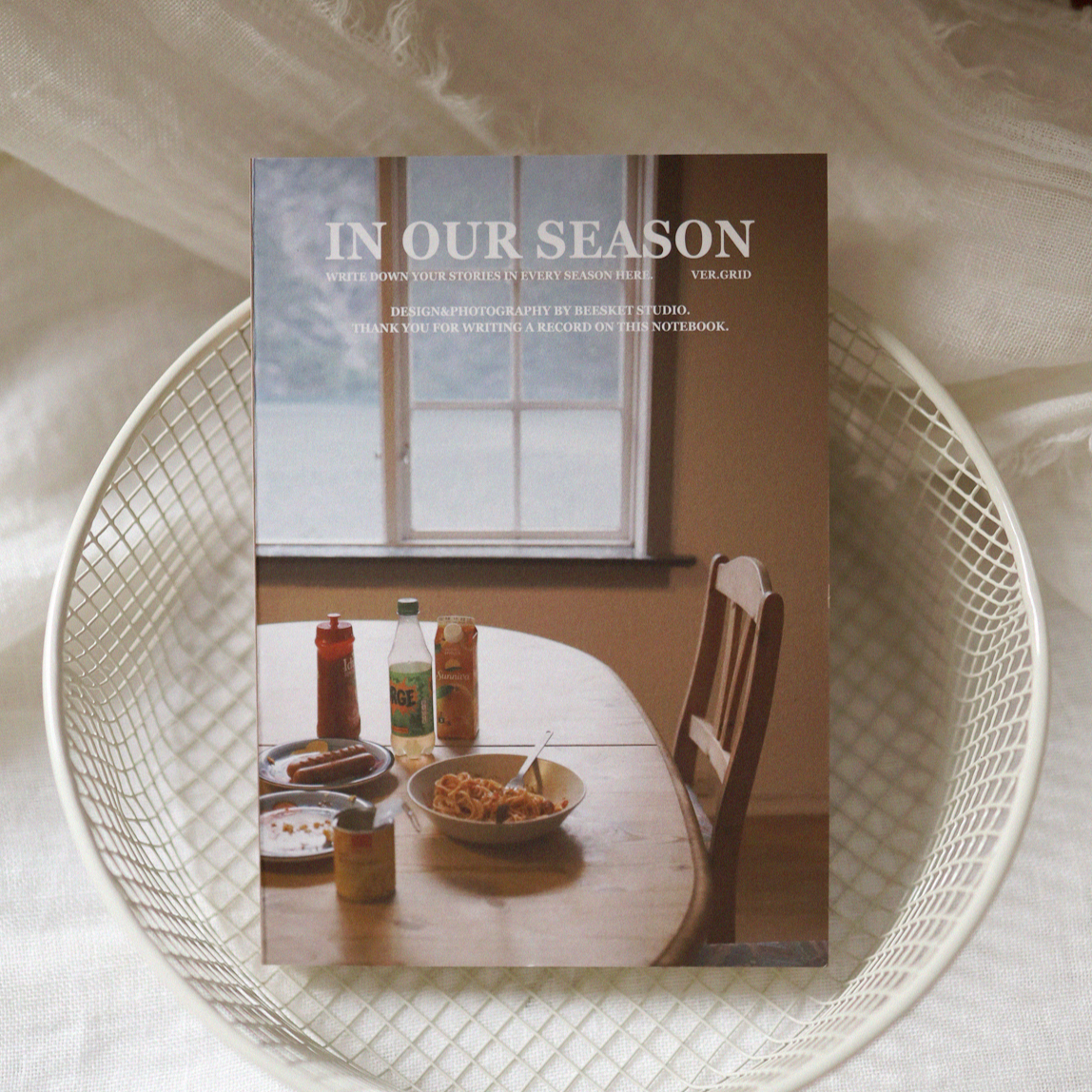 |BEESKET STUDIO| Season Notebook - Morning Meal (Grid)