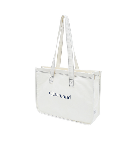 |untidy| Rounding Stitch Bag Ivory