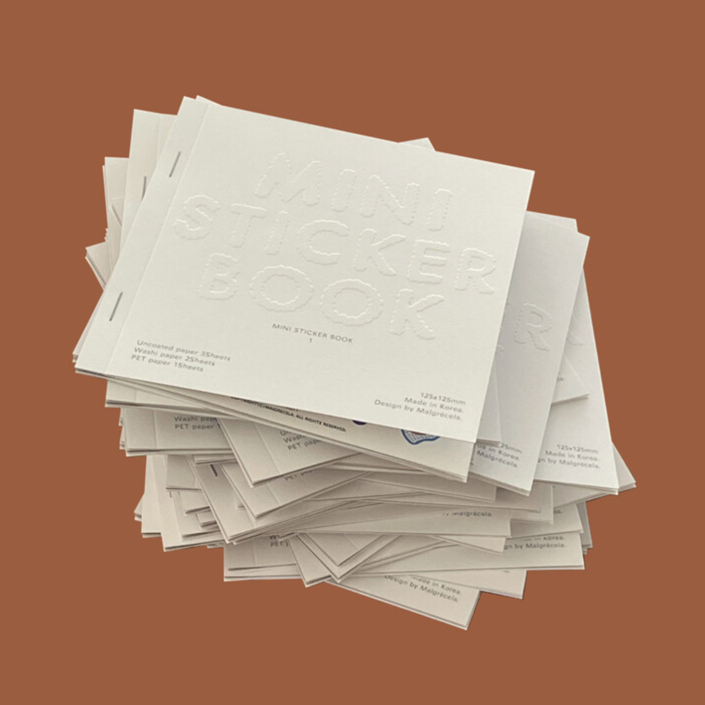 |Malgrecela| Mini Sticker Book 01