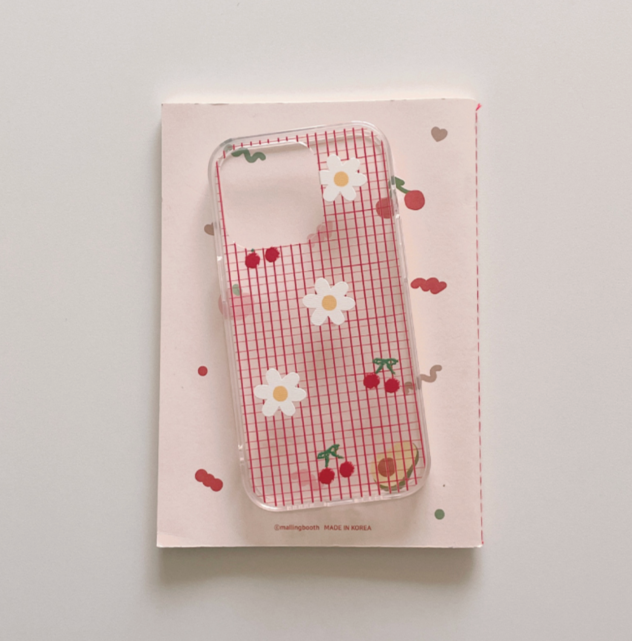 |malling booth| Cherry Daisy Jelly Hard Case
