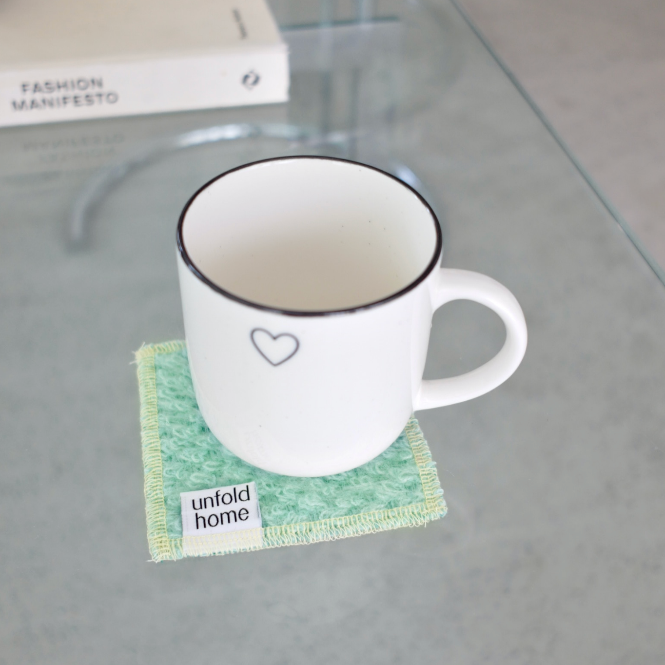 |unfold| Coaster (Mint)