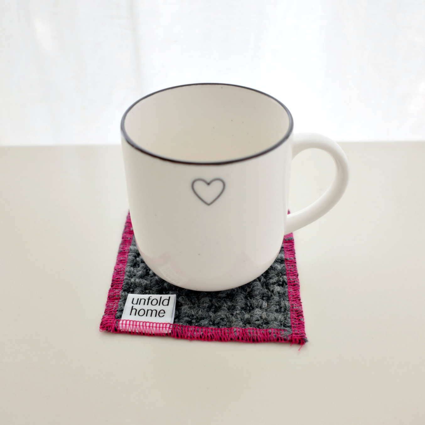 |unfold| Coaster (Charcoal)