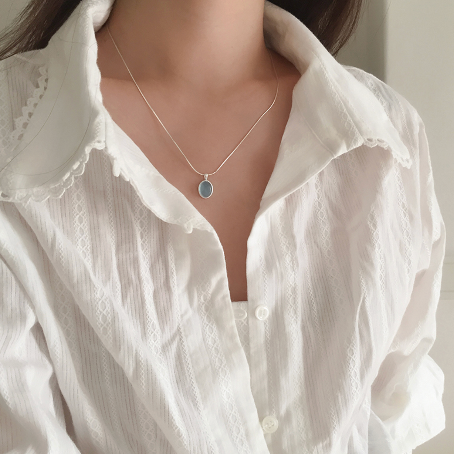 |moat| Marine Necklace (silver925)