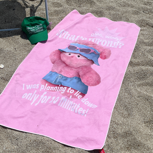|THENINEMALL| Tanning Windy Beach Towel