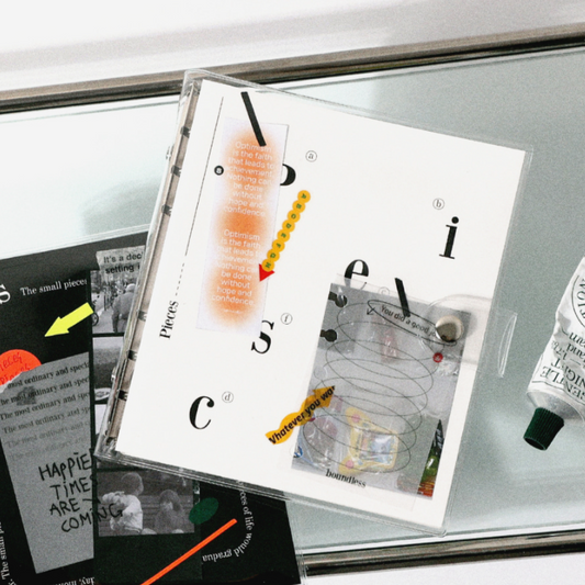 |WANNATHIS| A6 Pieces 6-hole Binder Set