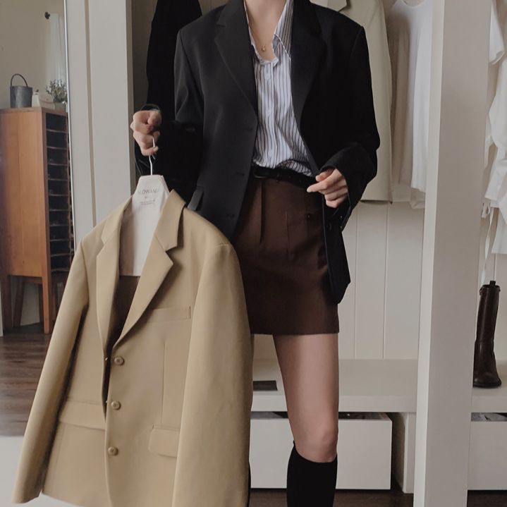 |SLOWAND| # SLOWMADE Premium Solid Single Jacket (PRE-ORDER)