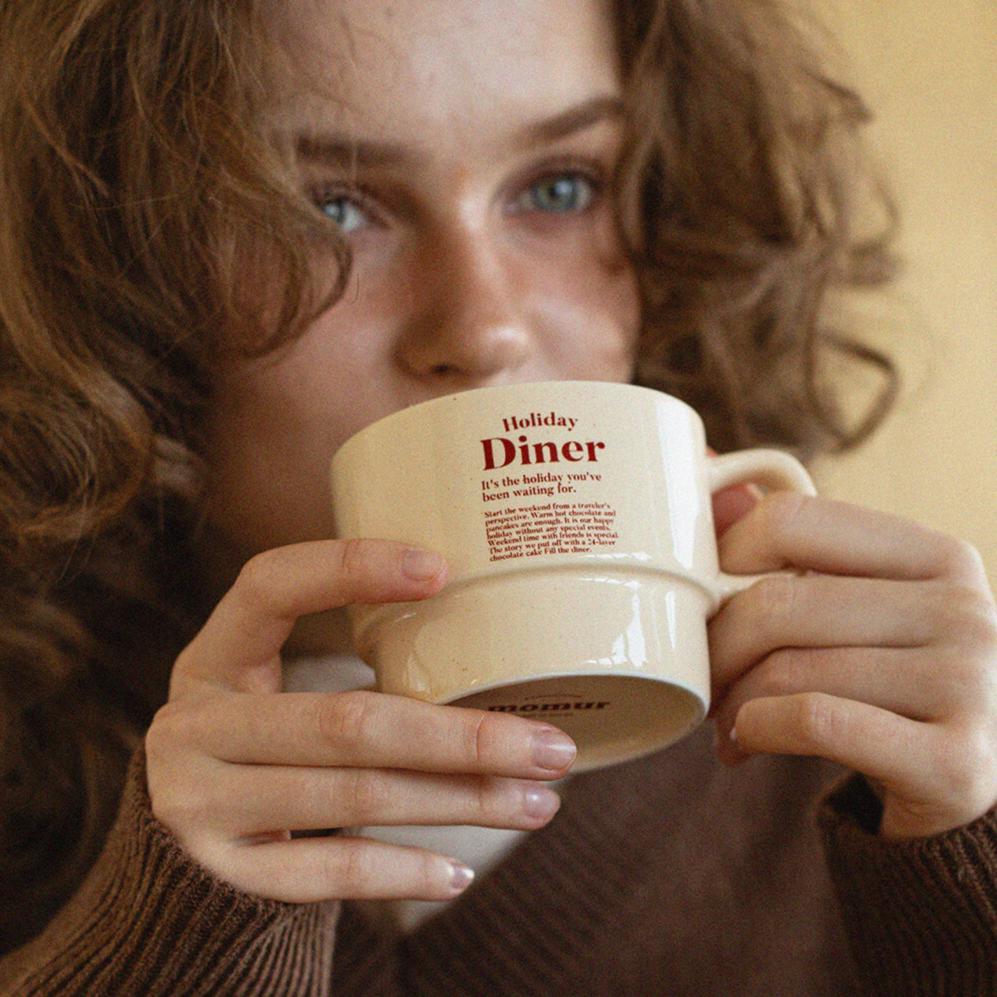 |momur| |weekend 7| Diner Cup (Butter) 310ml