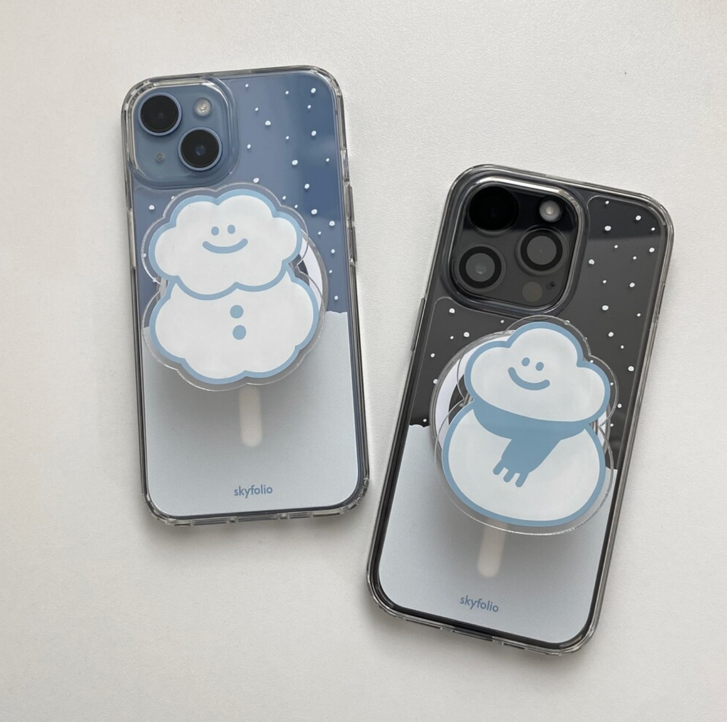 |skyfolio| Cloud Snowman MagSafe Grip Tok