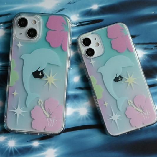 |WATERJEAN| Dolphin Jelly Hard Case