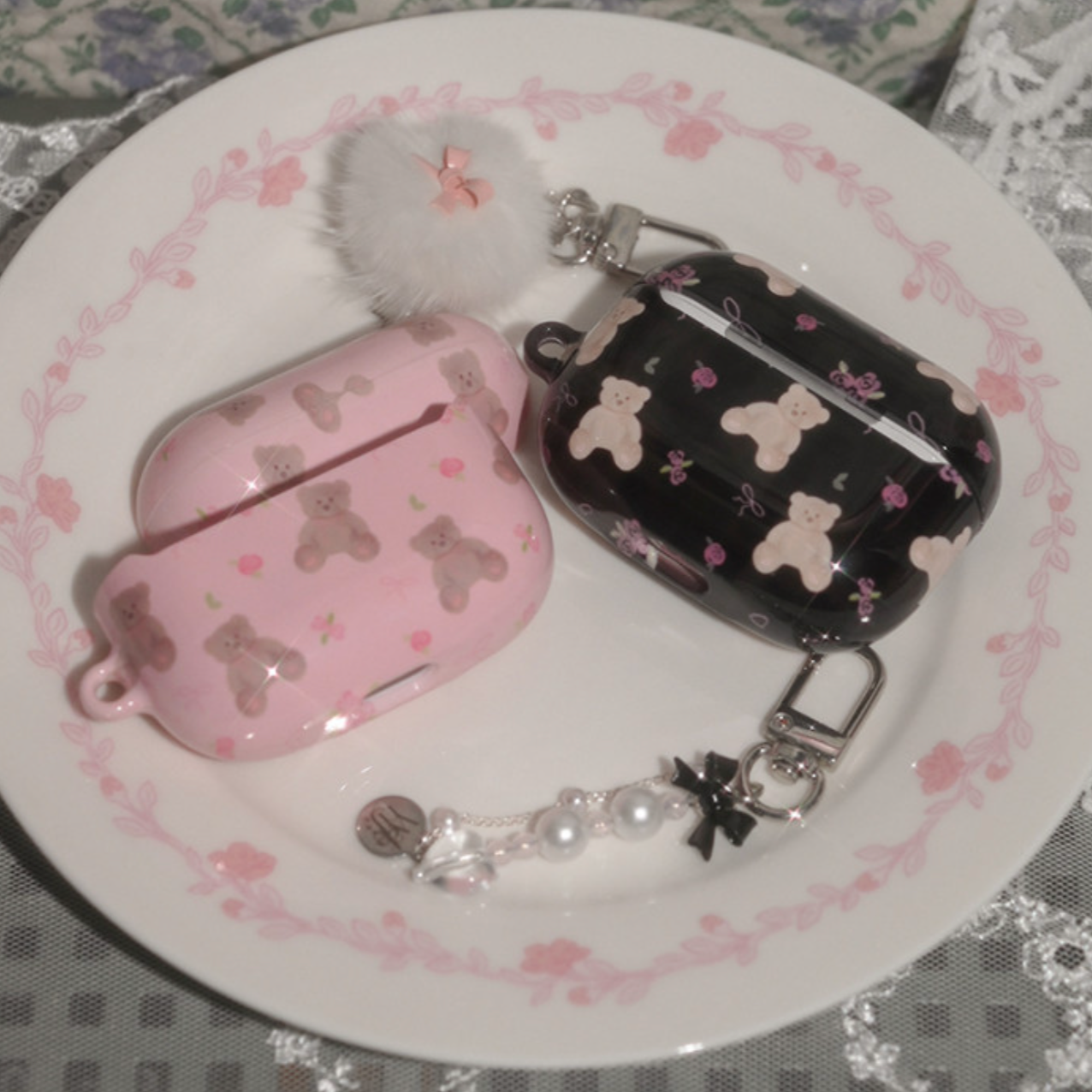 |WATERJEAN| Vintage Bear Airpods Case