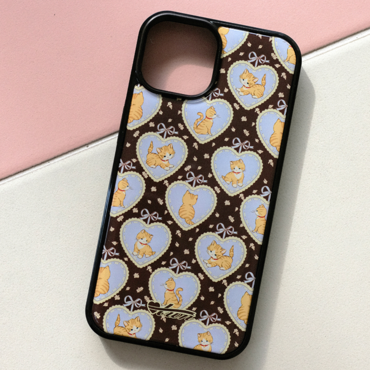 |twiner| Kitty Brown Phone Case