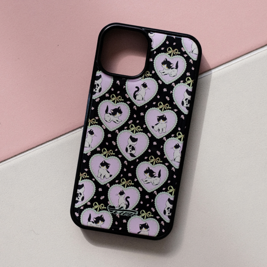 |twiner| Kitty Black Phone Case (店主pick!)