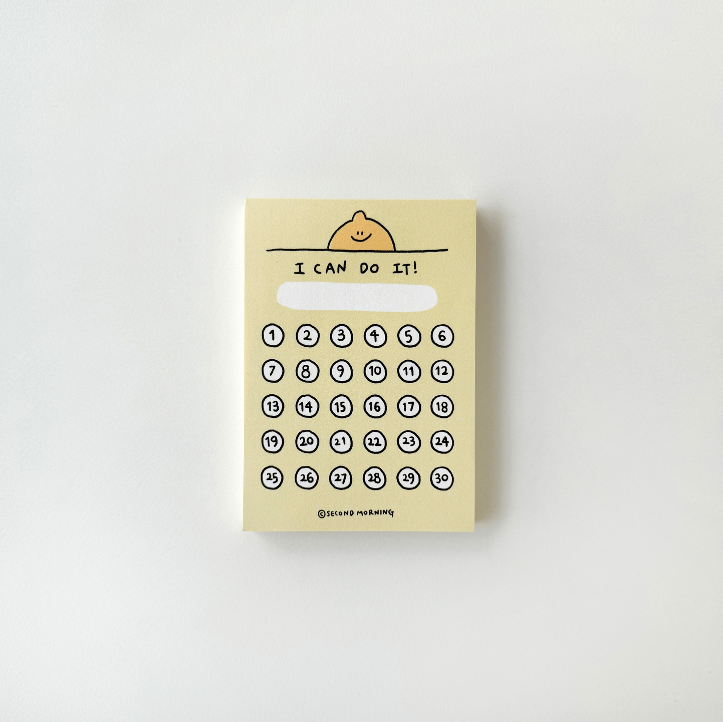 |second morning| I Can Do It Memopad