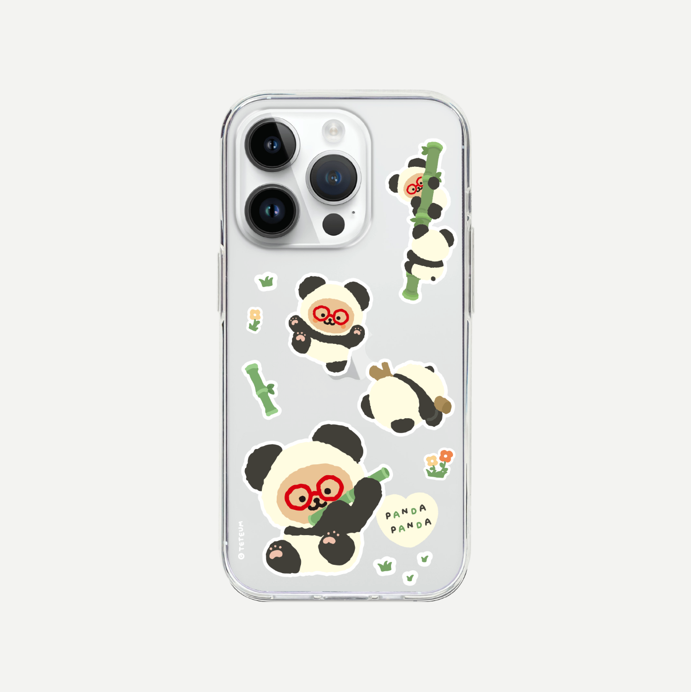 |TETEUM| PANDA BEBE PHONE CASE