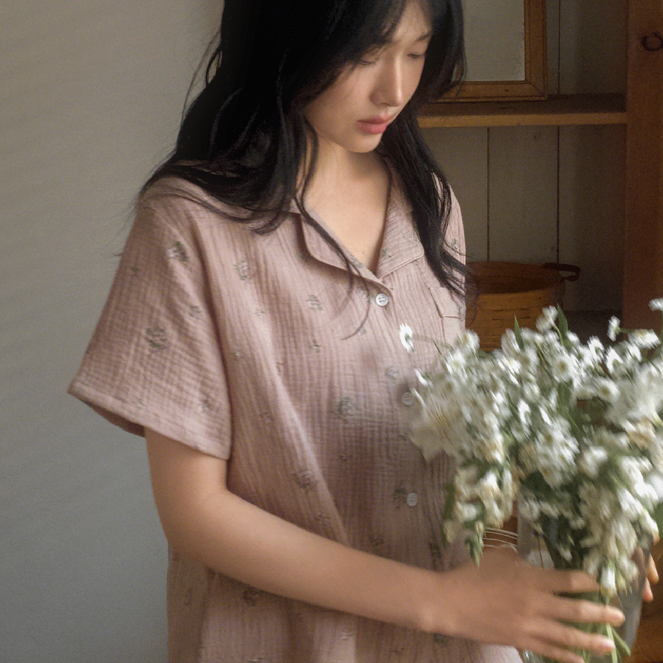 |Juuneedu| Melrose Cotton Short Sleeve Pyjama Set
