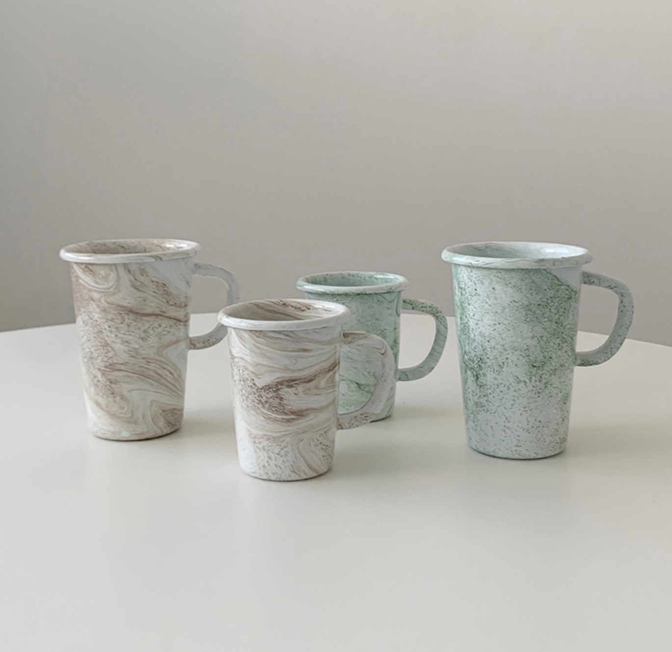 |SINON SHOP| Eding Marble Handle Cup 265ml/ 450ml