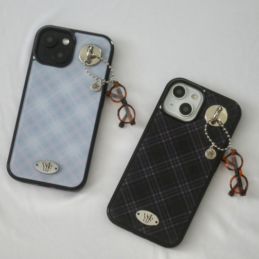 |WATERJEAN| Classic Check Bumper Case