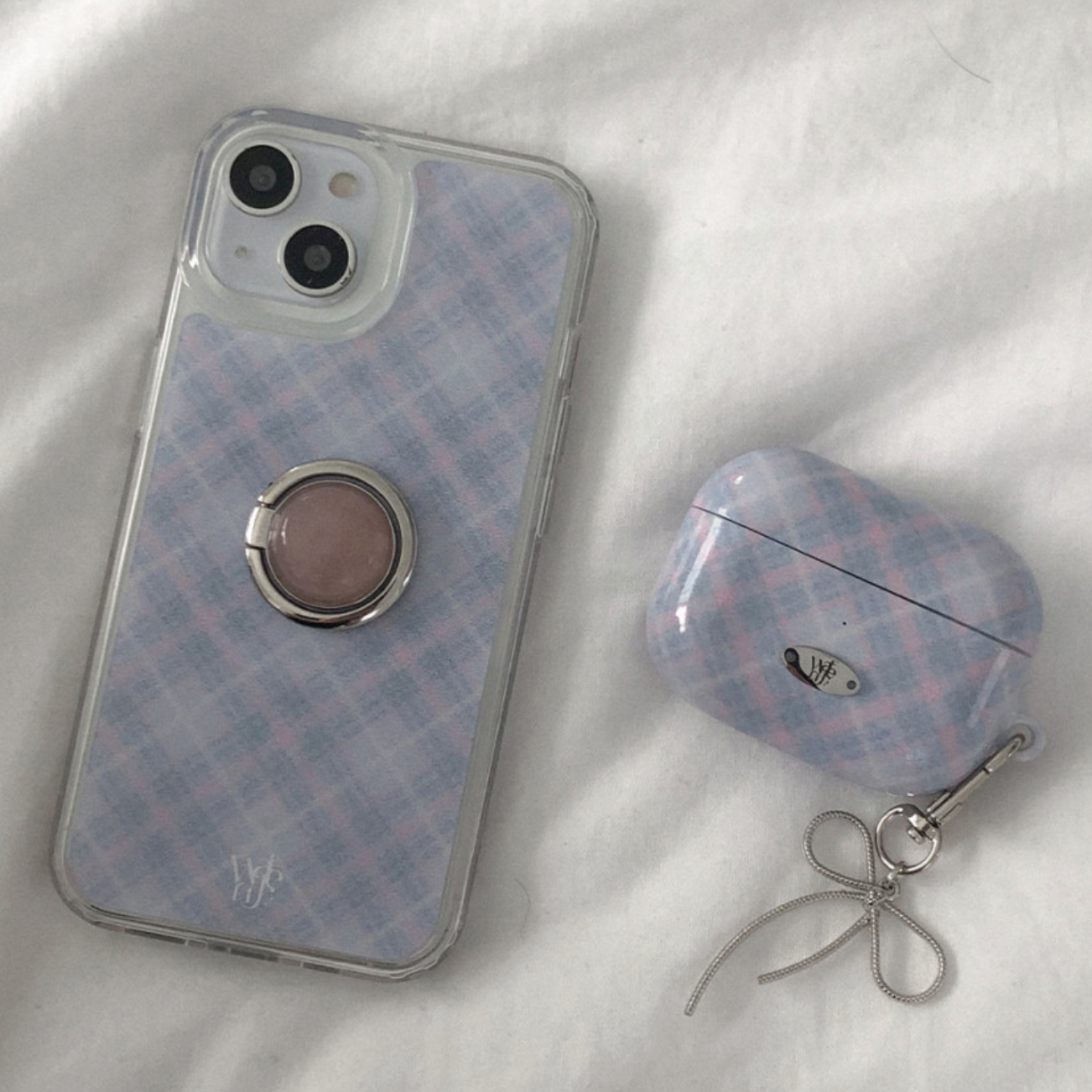 |WATERJEAN| Silver Ribbon Keyring