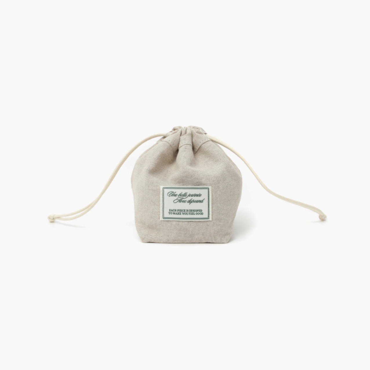 |depound| Drawstring Pouch (Natural)