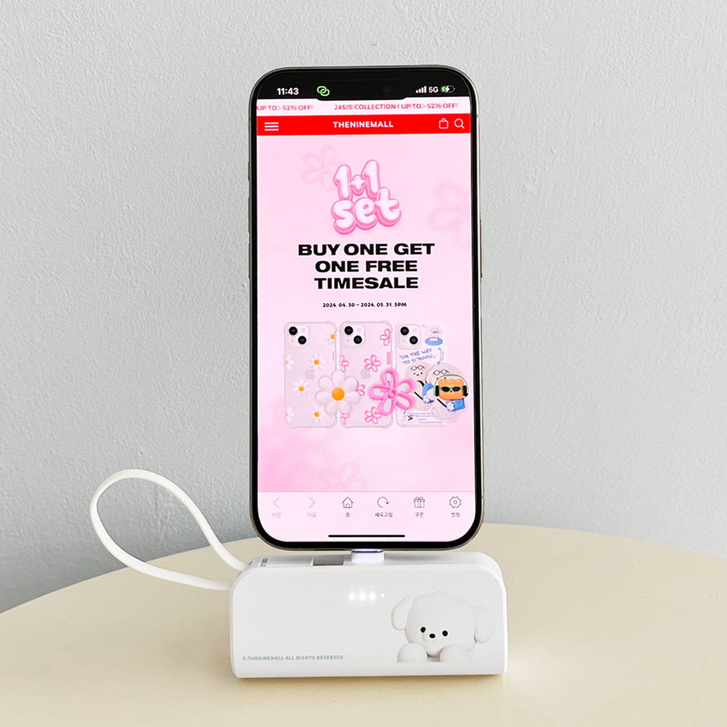 |THENINEMALL| Ppokku  Basic Auxiliary Battery