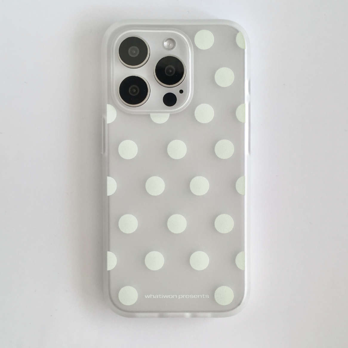 |whatiwon| Dots Ribbon Case
