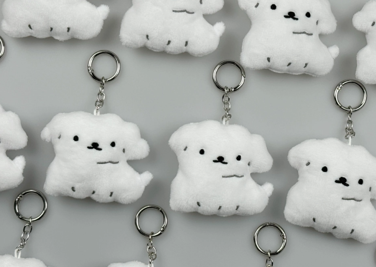 |HOOKKA HOOKKA STUDIO| Malang Soft Fluffy Keyring