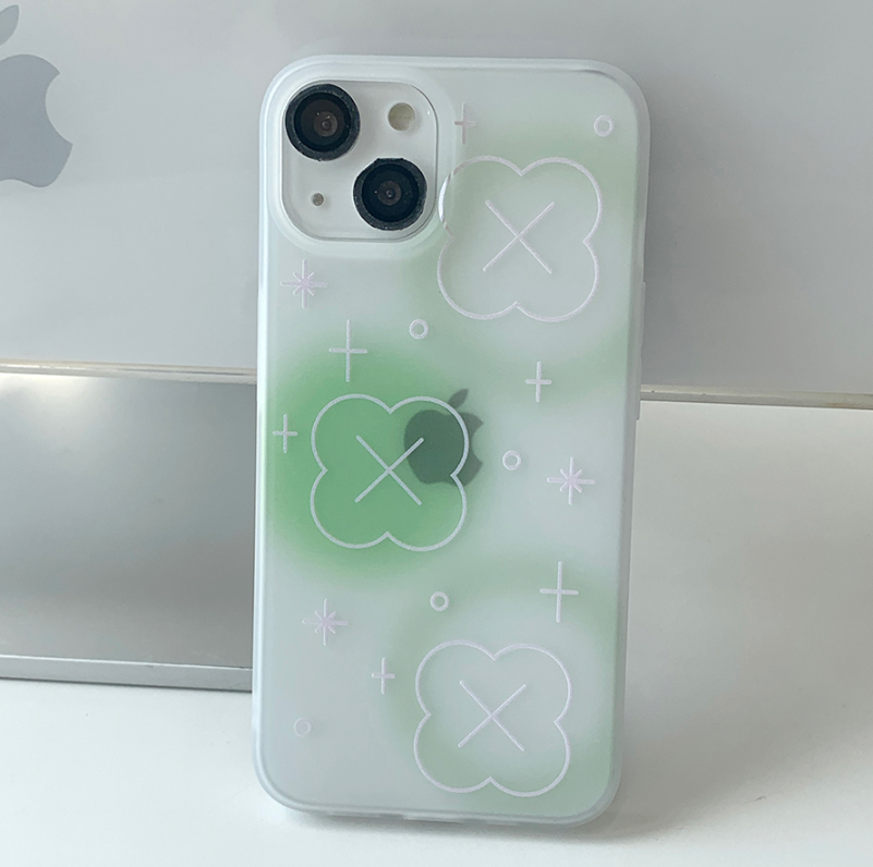 |withsome| Bubble Blur Clover Phone Case