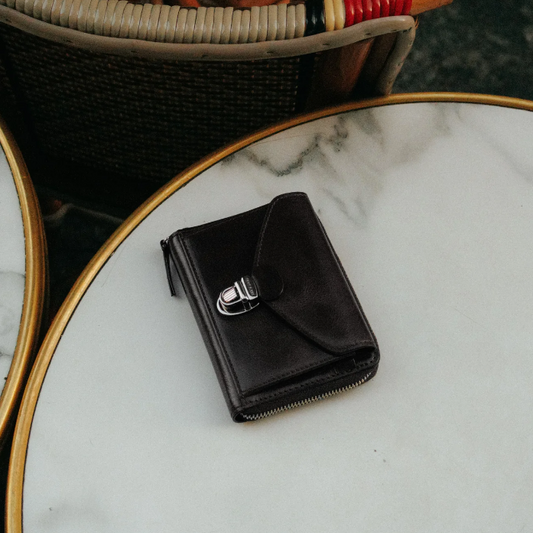 |TOUT Y EST| PORTE CARTES LOQUET ZIPPÉ