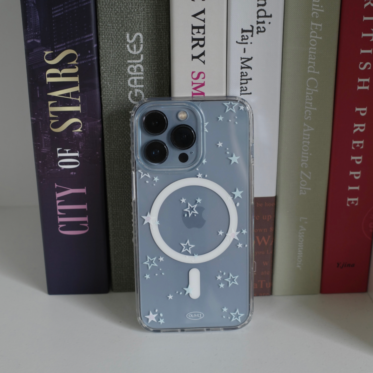 |OLIVET| Star Light Pattern Clear Phone Case / MagSafe Phone Case