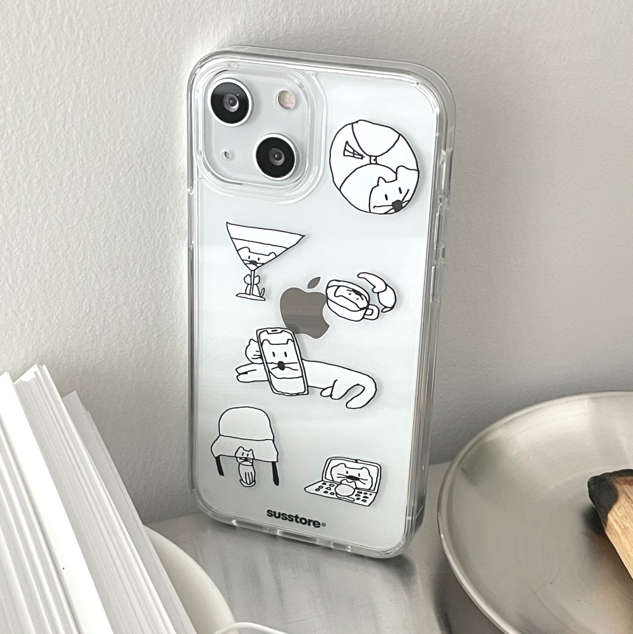|SUSSTORE| 2탄 왜곡된 매옹이 Jelly Hard Case