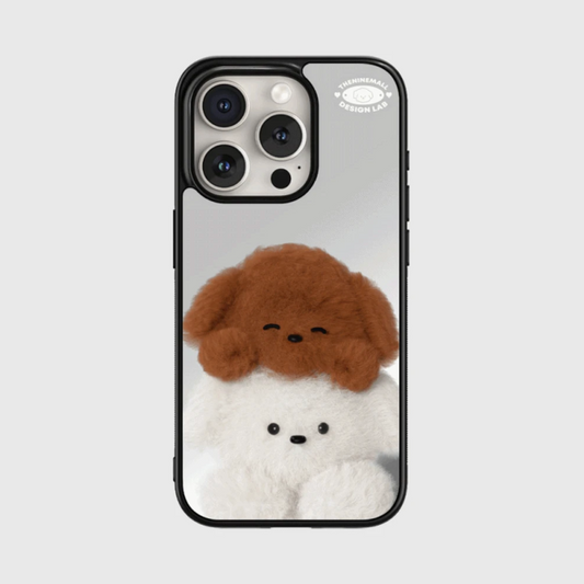 |THENINEMALL| Smile Best Friends Mirror Bumper Case