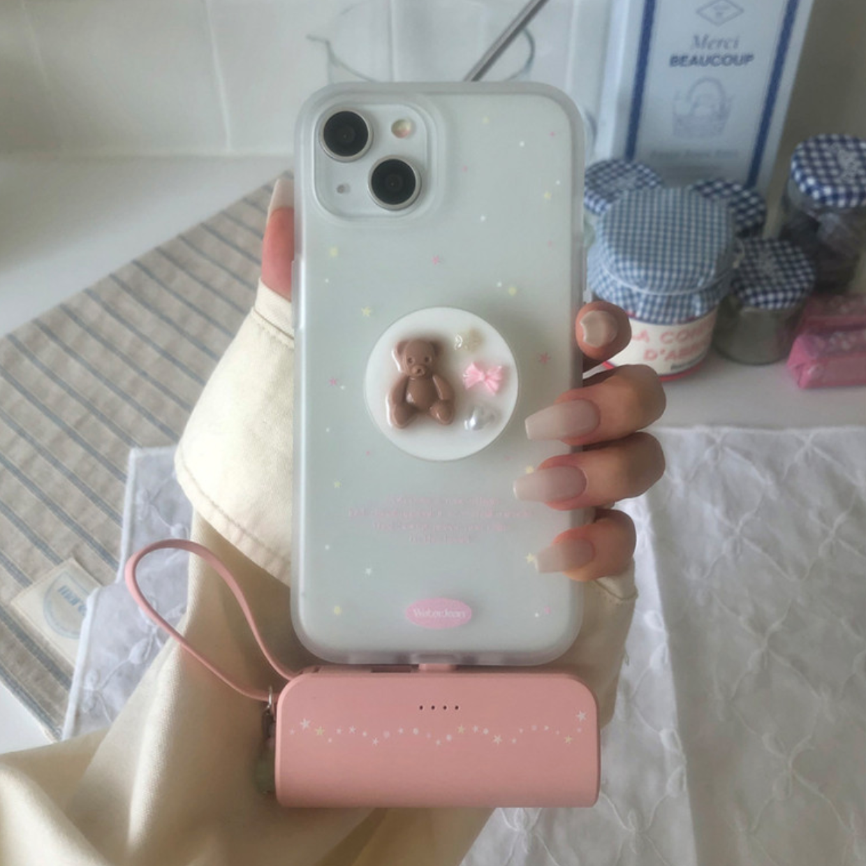 |WATERJEAN| Cosmic Dust Jelly Phone Case