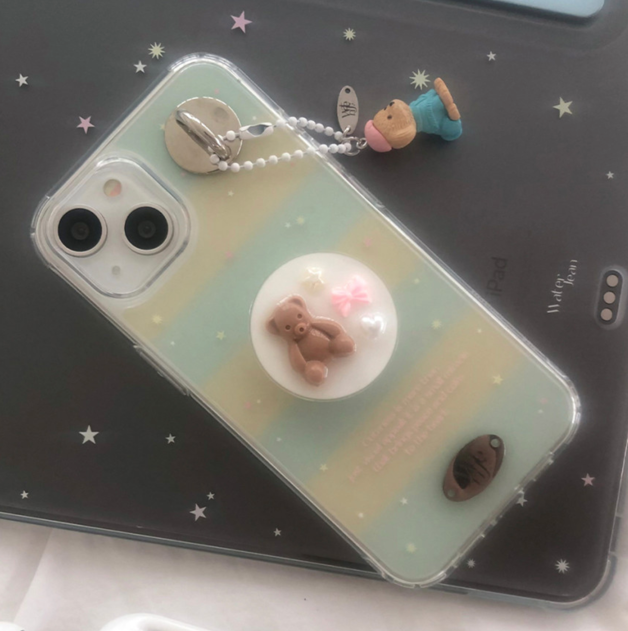 |WATERJEAN| Cosmic Dust (Pastel ver.) Jelly Case