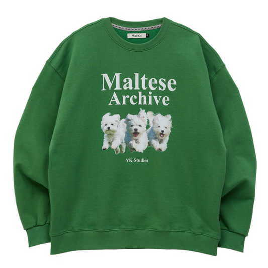 |Wai Kei| Maltese Archive Sweatshirt Moss Green