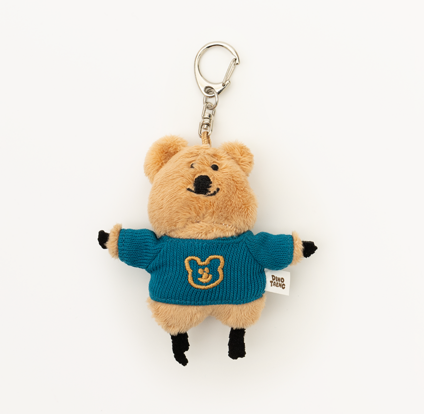 |Dinotaeng| Quokka in School Flat Fur Keyring - Fatty