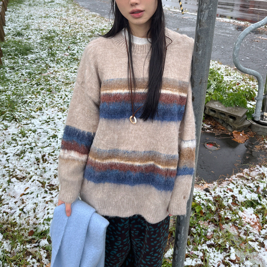 |9.HOPE| Cozy Coloring Hair Knitwear