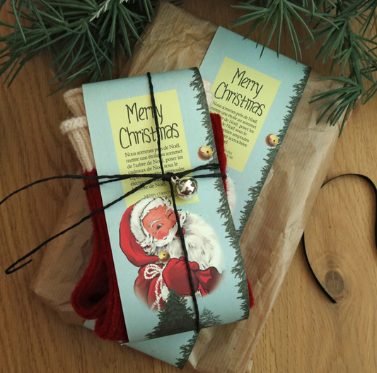 |ABIDE| Christmas Santa Packing Paper