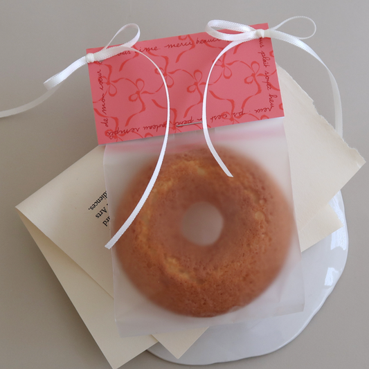 |ABIDE| Pink Ribbon Header Tag (50ea)