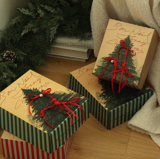 |ABIDE| Christmas Tree Ribbon Gift Box (5ea)