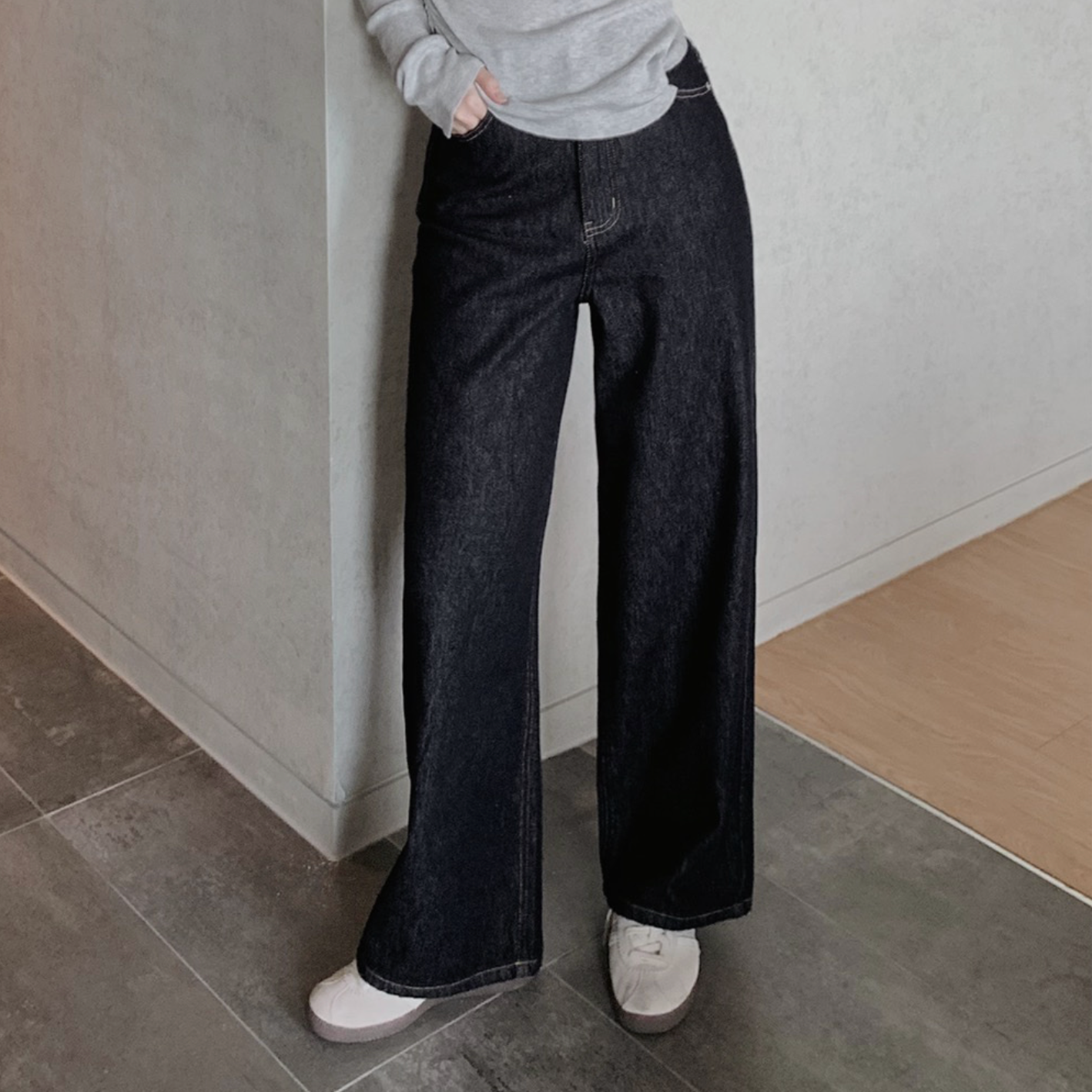 |SLOWAND| # SLOWMADE More Wide Napping Denim Pants