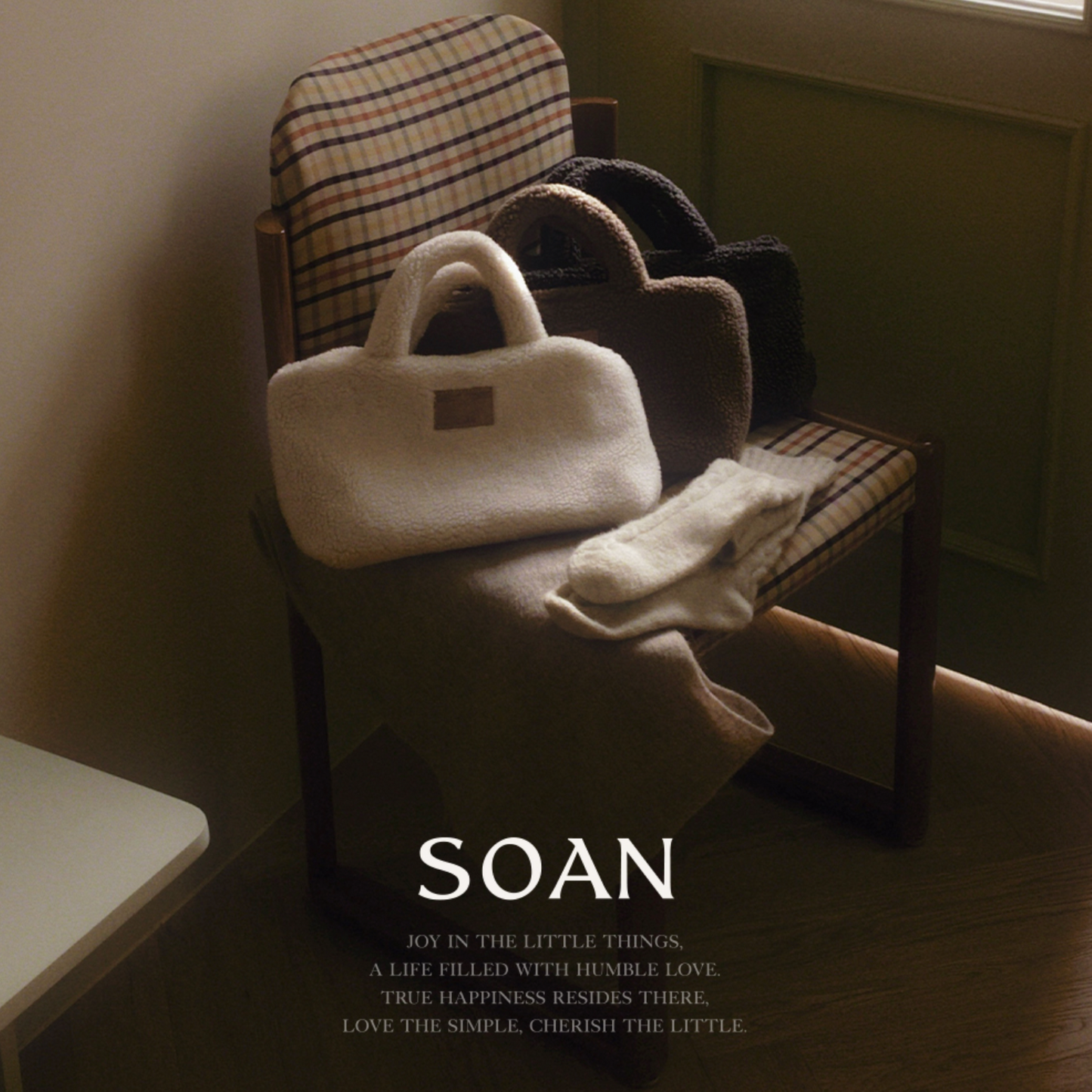 |SLOWAND| SOAN : Winter Dumble Tote Bag