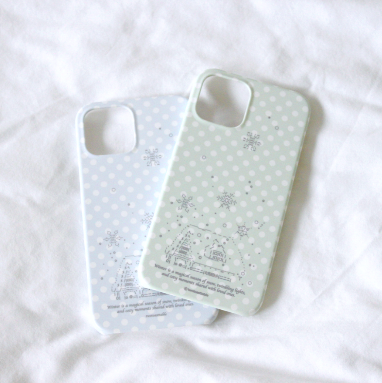 |TTT| Winter Snow Case (Mint)
