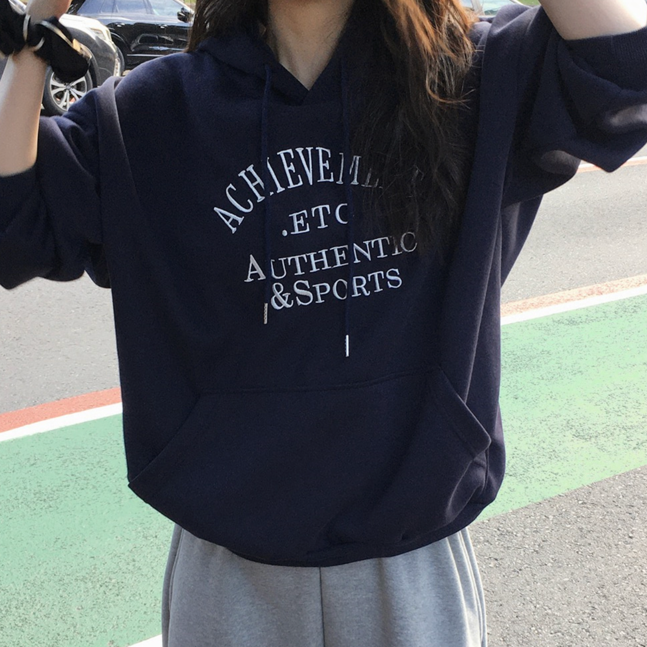 |SLOWAND| ETC Soft Lettering Hoodie