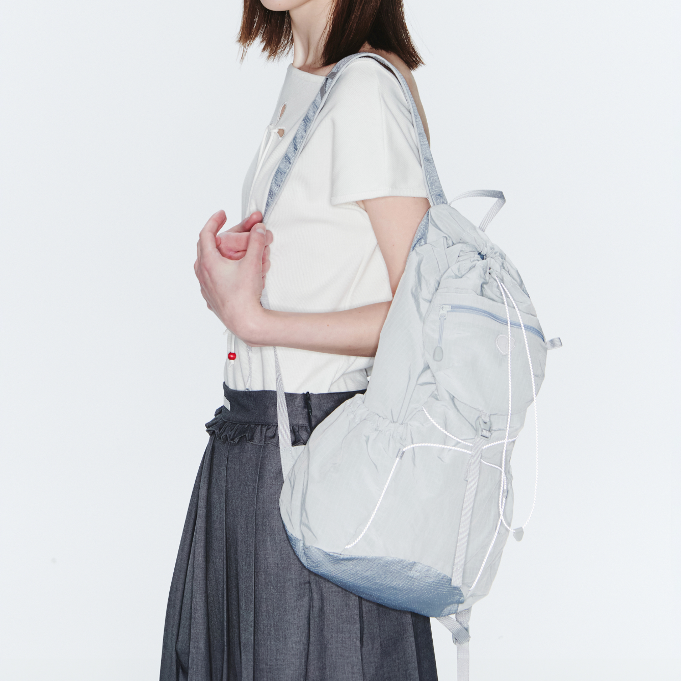 |fennec| AIRY POCKET BACKPACK - GREY